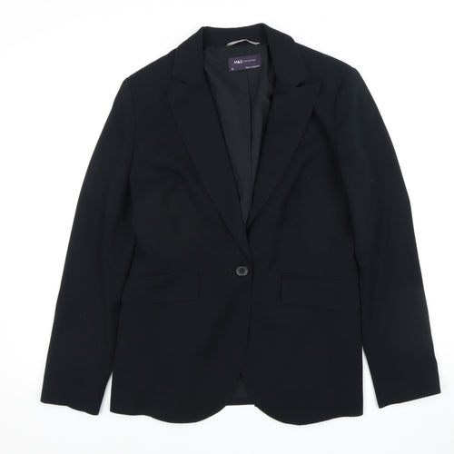 Marks and Spencer Black Women's Blazer Size 12