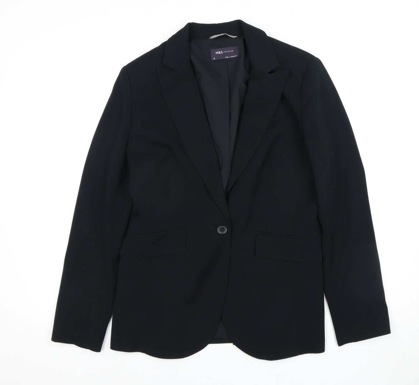 Marks and Spencer Black Women's Blazer Size 12
