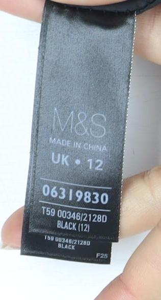 Marks and Spencer Black Women's Dress Size 12