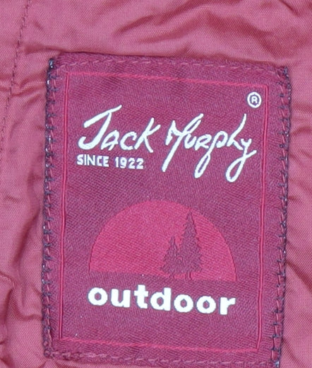 Jack Murphy Women's Red Quilted Jacket UK 14
