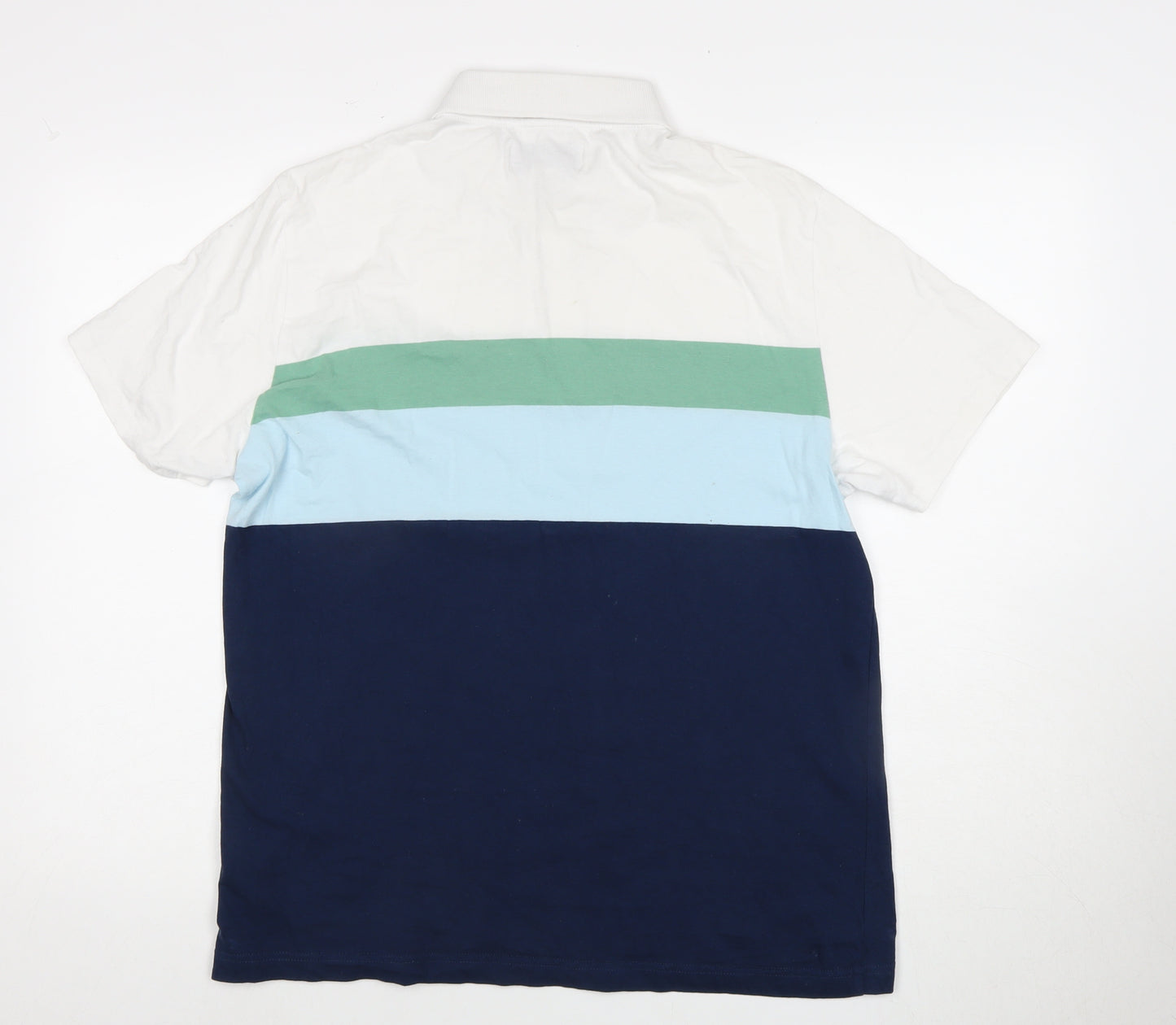 Original Penguin Men's Multicolour Polo Shirt L Colourblock