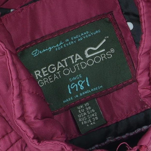 Regatta Women's Red Quilted Waistcoat, Size 12, Casual