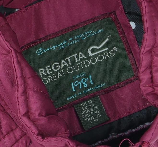 Regatta Women's Red Quilted Waistcoat, Size 12, Casual