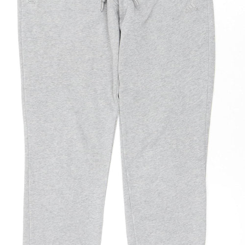 Adidas XS Grey Unisex Joggers with Pockets