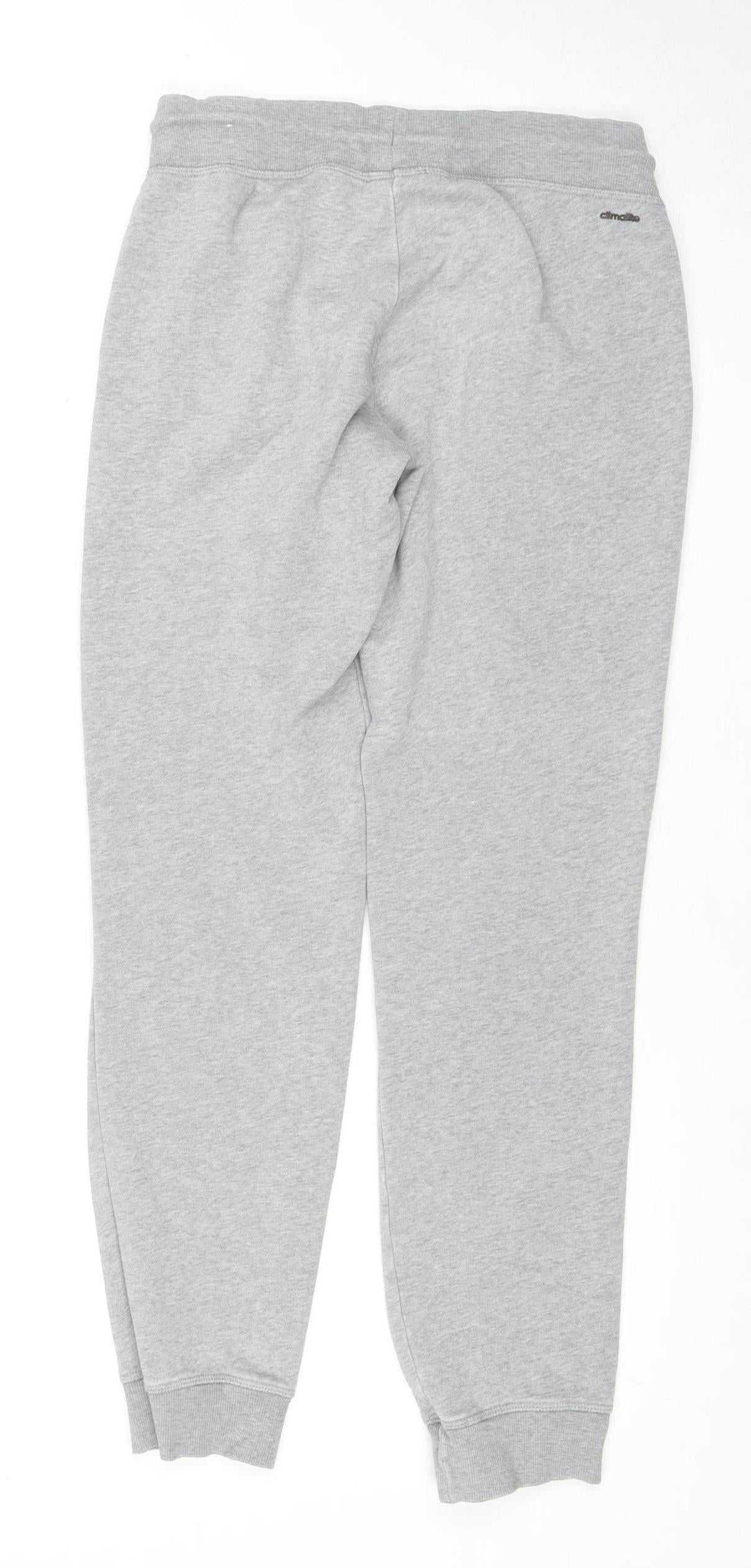 Adidas XS Grey Unisex Joggers with Pockets