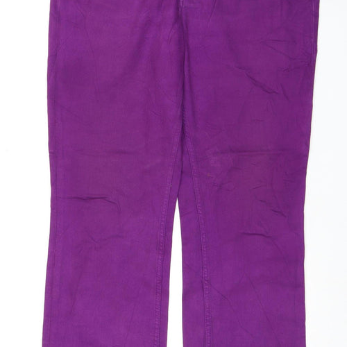 Tommy Hilfiger Womens Straight Purple Jeans Size 4