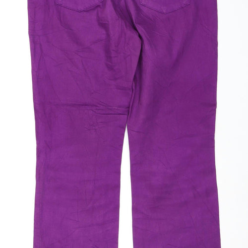 Tommy Hilfiger Womens Straight Purple Jeans Size 4