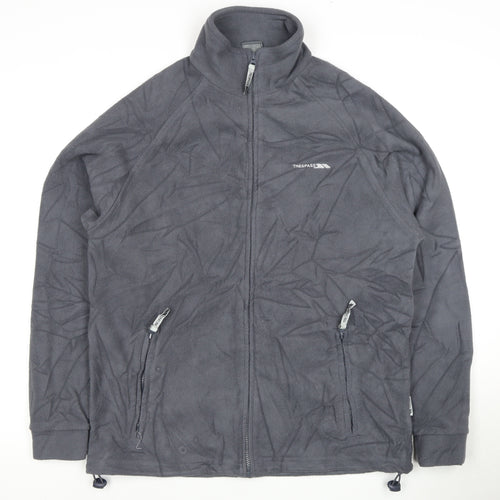 Trespass Men's Grey Fleece Jacket M Casual Zip