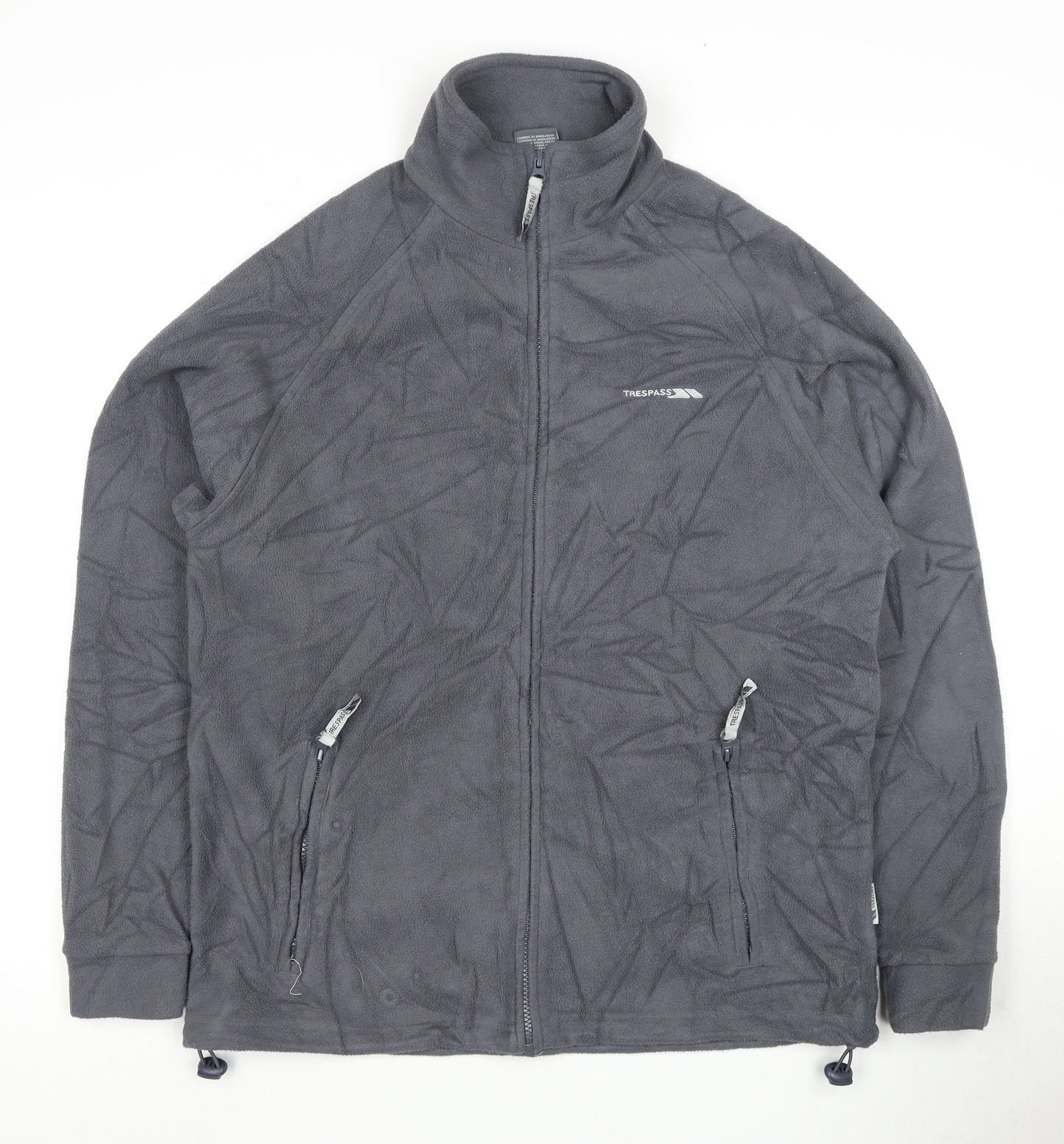Trespass Men's Grey Fleece Jacket M Casual Zip