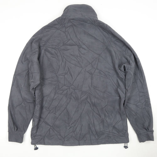 Trespass Men's Grey Fleece Jacket M Casual Zip