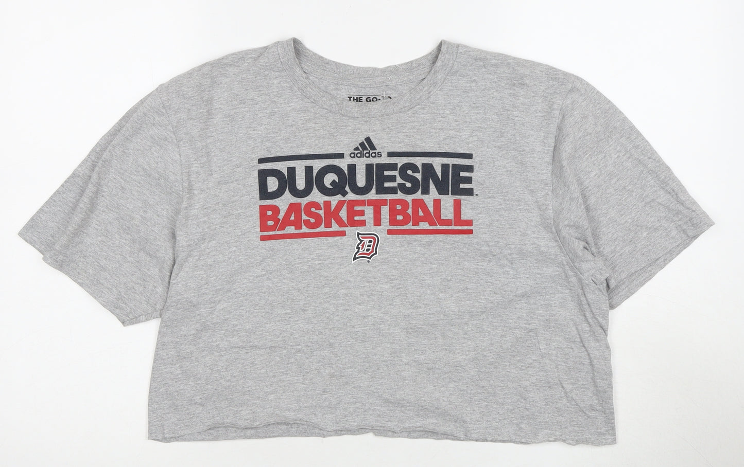 Adidas Grey Sports T-Shirt L Unisex Casual