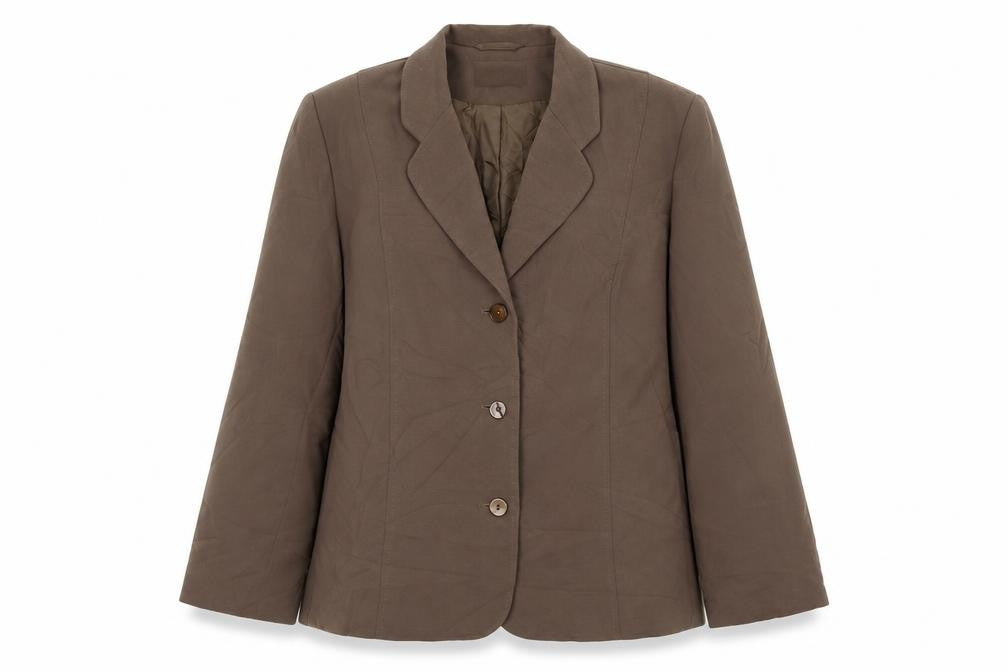 Front view of Eastex Brown Women's Suit Jacket, size 16, Lined