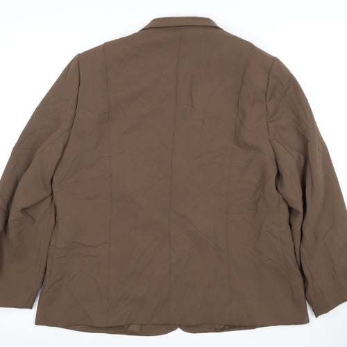 Eastex Brown Women's Suit Jacket, Size 16, Lined