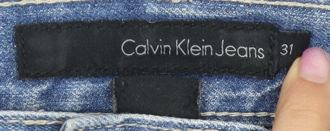 Calvin Klein Men's Blue Straight Jeans Size 31