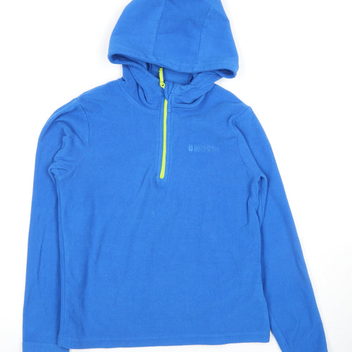Mountain Warehouse Boys Blue Pullover Hoodie 9-10 Years