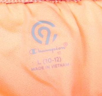 Champion Women's Red Floral Athletic Shorts L