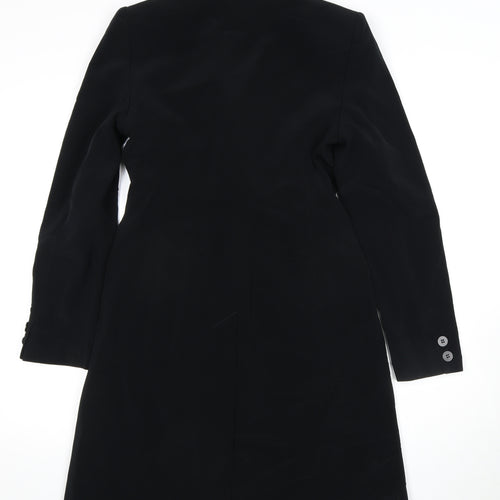 Jasper Conran Women's Black Overcoat Size 10 - Elegance & Warmth