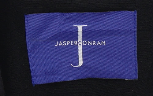 Jasper Conran Women's Black Overcoat Size 10 - Elegance & Warmth