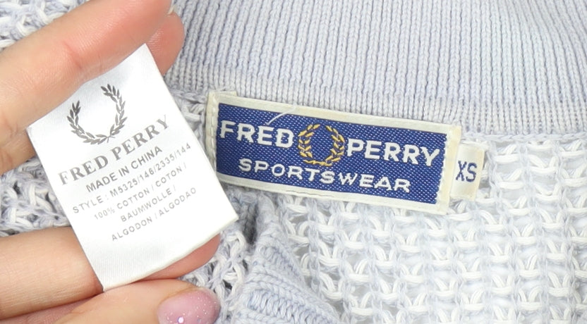 Fred Perry Men's Grey Cotton Polo XS