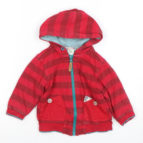 Ted Baker Baby Unisex Red Stripe Cotton Jacket 12-18 Months