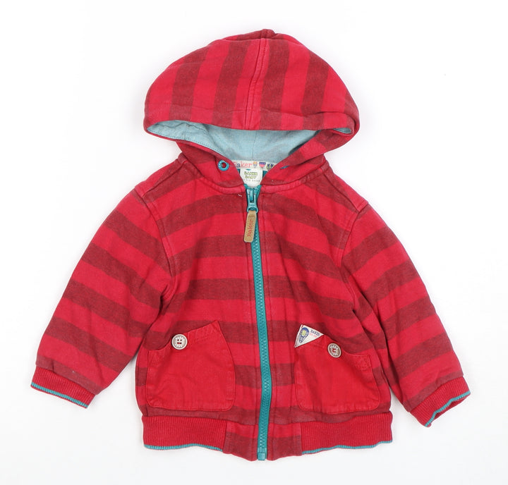 Ted Baker Baby Unisex Red Stripe Cotton Jacket 12-18 Months