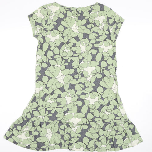 Wakelyth Women's Green Floral Shift Dress Size 10