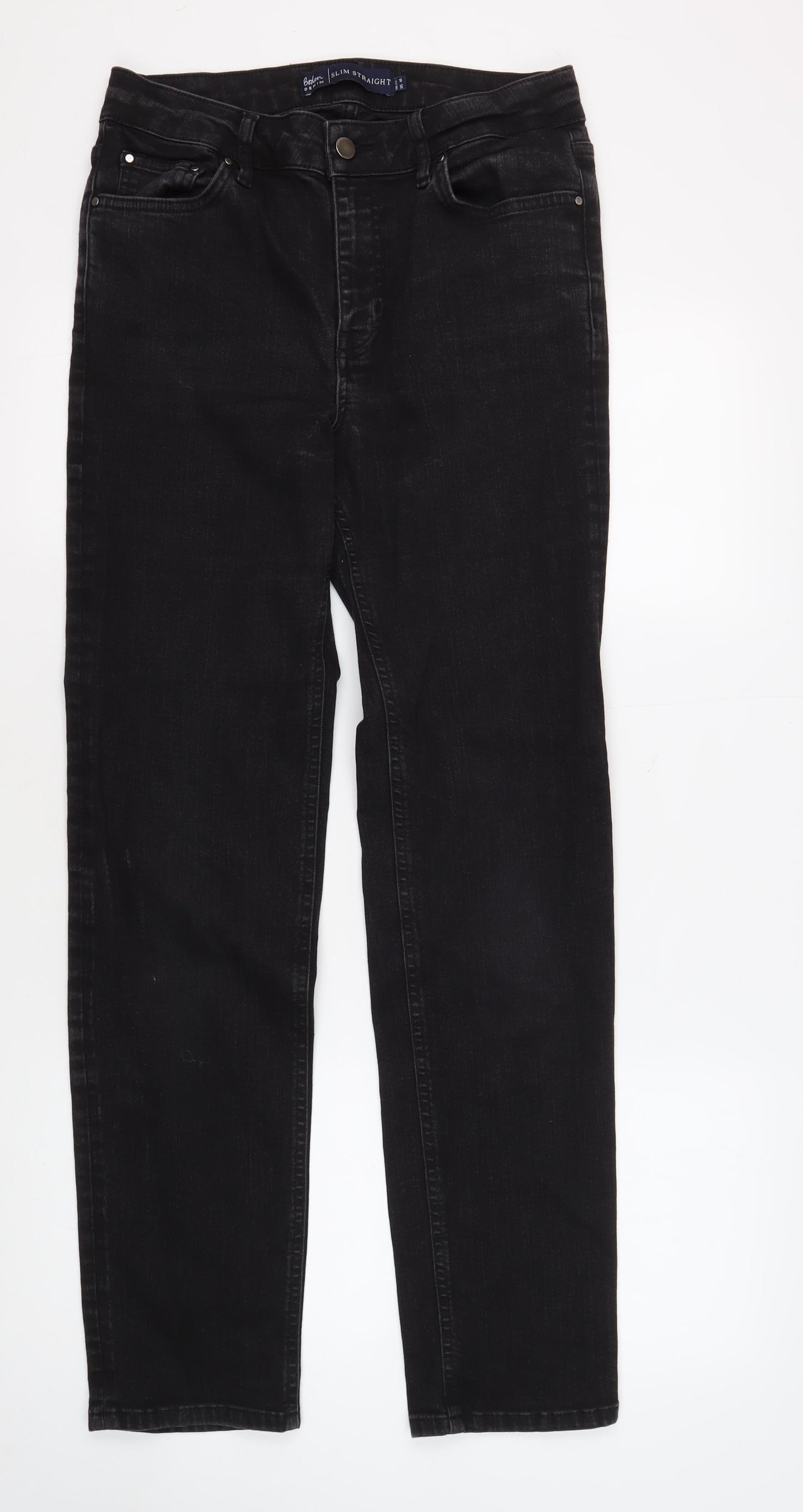 Boden Women's Black Slim Straight Jeans Size 10