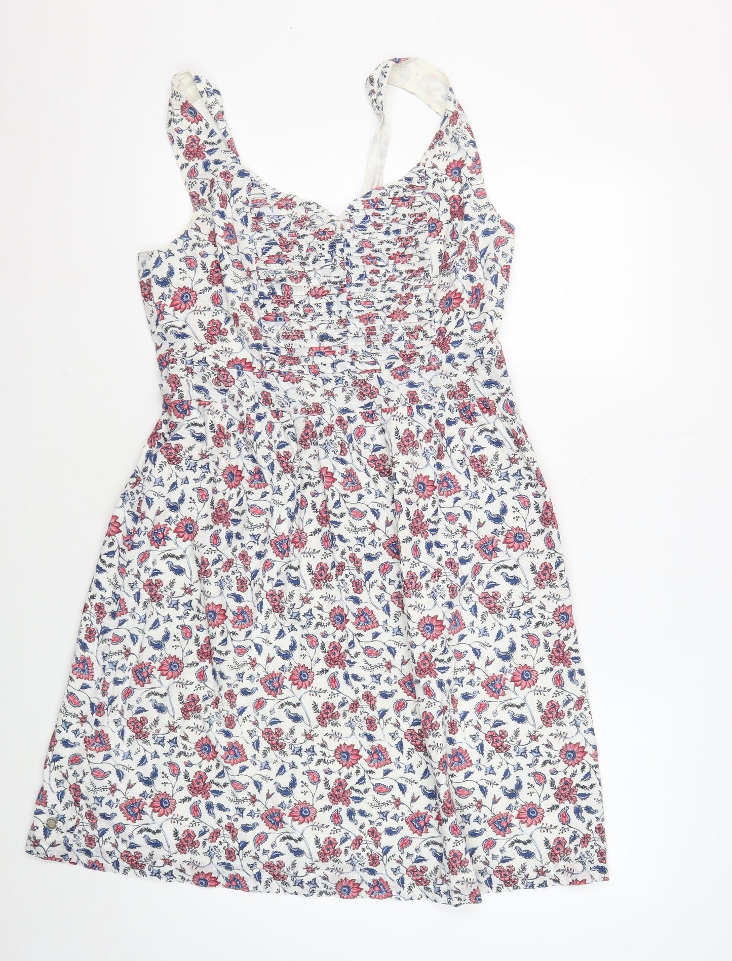 FatFace Women's Floral Slip Dress, Size 12, Multicoloured