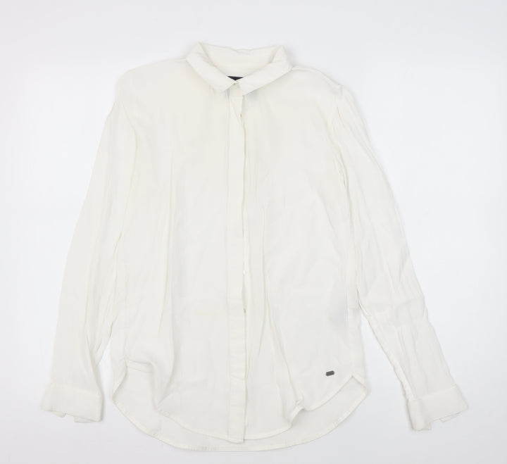 Superdry Women's White Button-Up Shirt XS