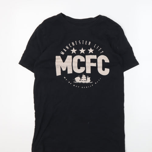 Nike Men's Black Small Athletic MCFC Graphic T-Shirt