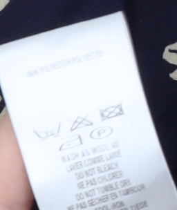 Eastex Women's Blue Floral Button-Up Tunic Size 12