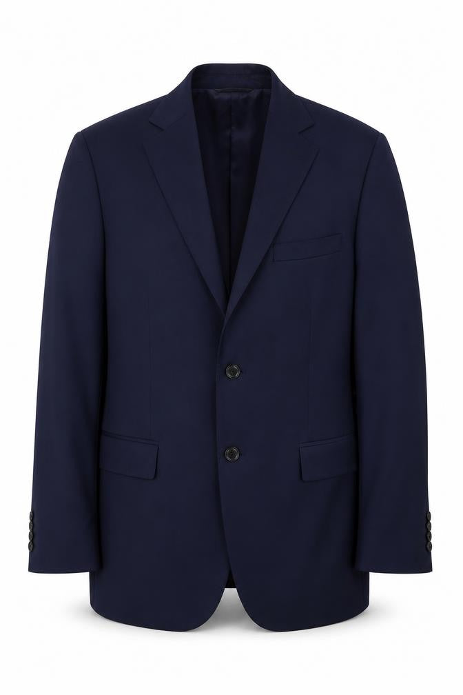 Front view of Moss 1851 Men's Blue Blazer 42 Regular Fit