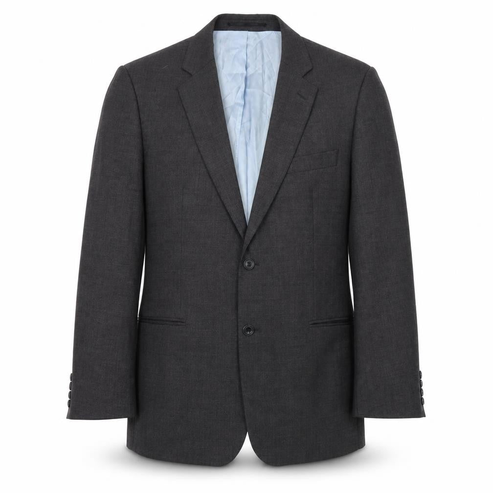 Front view of Magee Men's Grey Short Suit Jacket 42S