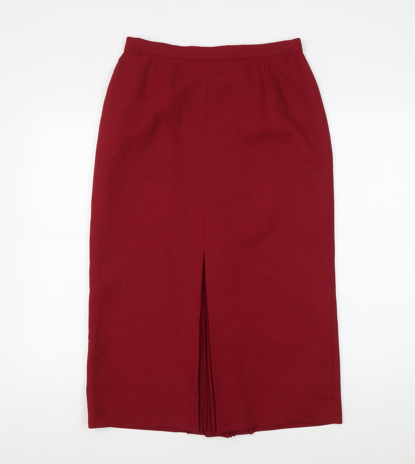 Jacques Vert Women's Red Pencil Skirt, Size 12, Vintage