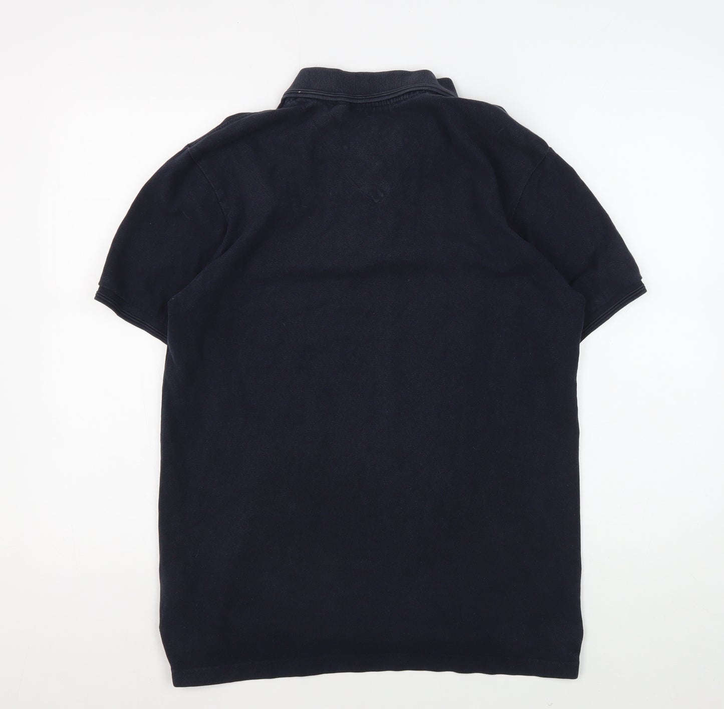 St George by Duffer Men's Black Polo Shirt Small