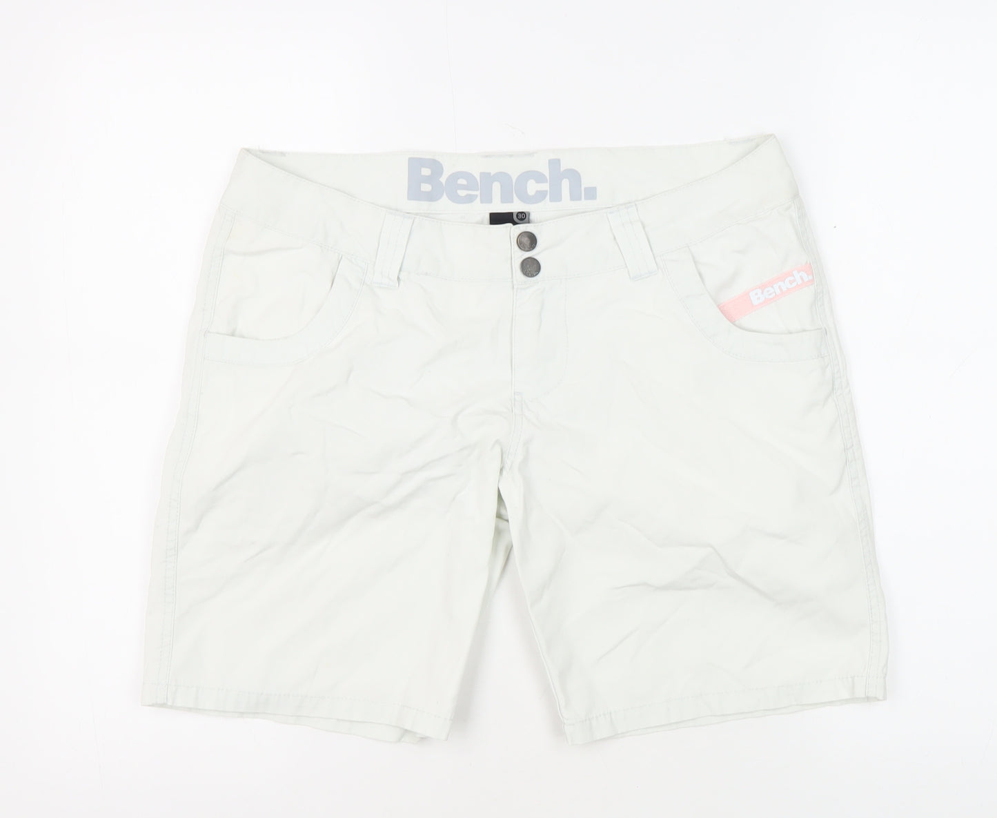 Bench Women's White Chino Shorts Size 12