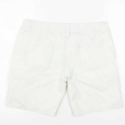 Bench Women's White Chino Shorts Size 12