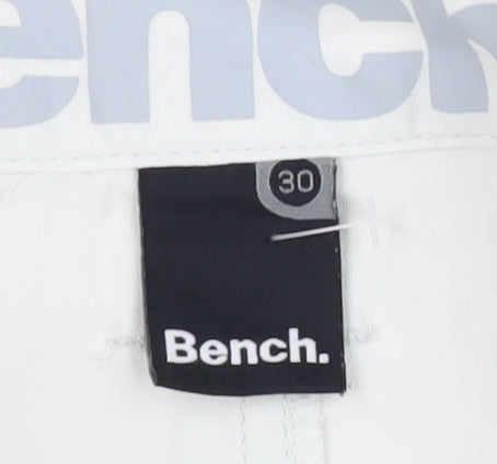 Bench Women's White Chino Shorts Size 12