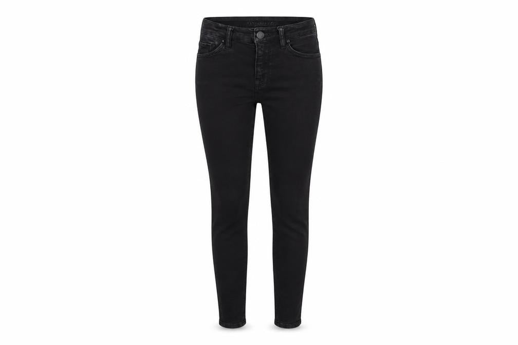 Front view of AllSaints Women's Black Skinny Jeans, size 24