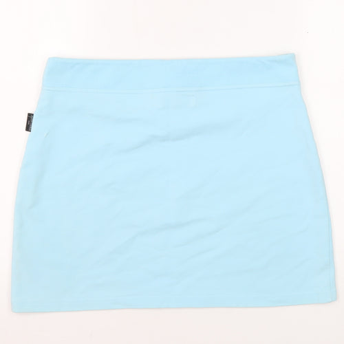 Jasper Conran Women's Blue Knee Length Skirt L