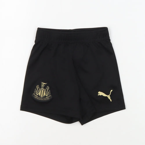 Puma Boys Black Active Shorts, Size 12-18 Months