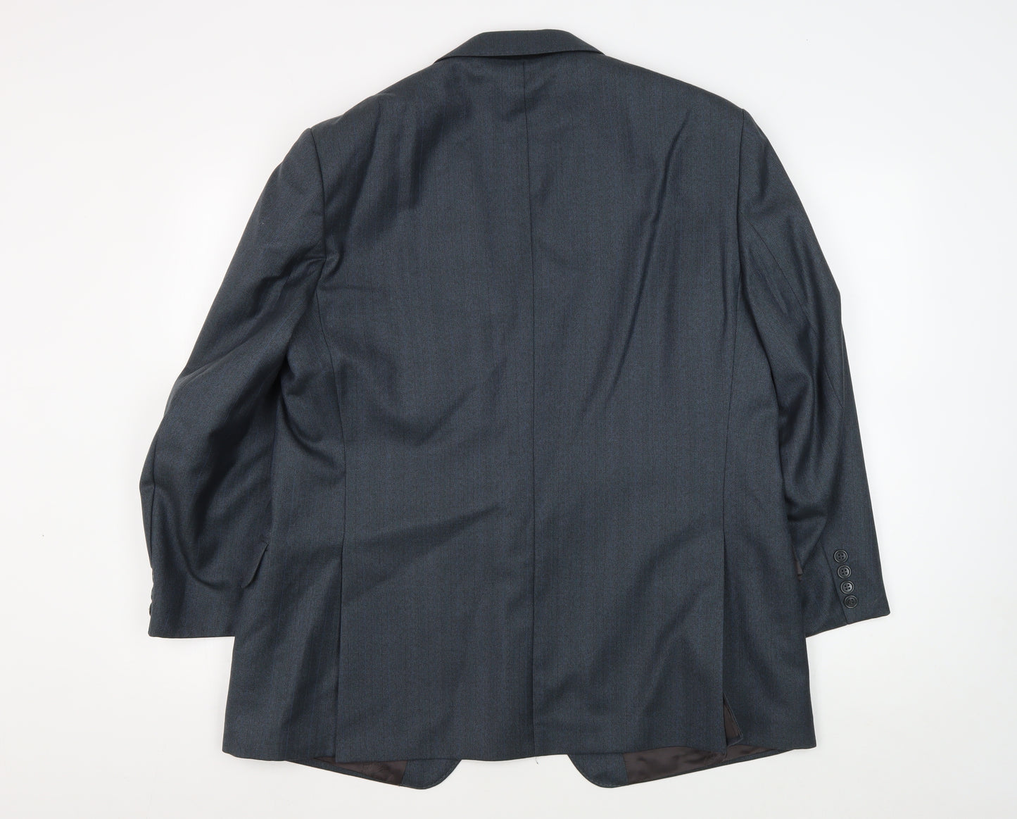 Magee Men's Grey Wool Blazer Jacket Size 44S