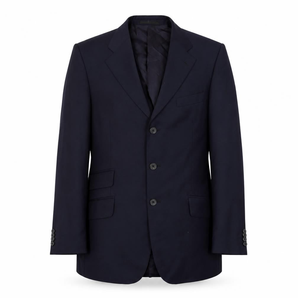 T.M Lewin Men's Blue Blazer Size 40R Regular Wool