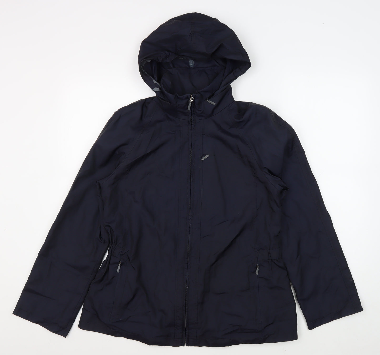 Austin Reed Women's Black Rain Jacket, Size S, Hooded