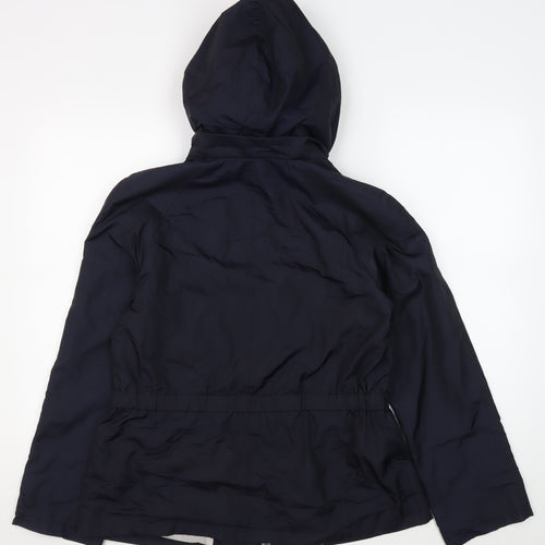 Austin Reed Women's Black Rain Jacket, Size S, Hooded