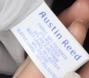 Austin Reed Women's Black Rain Jacket, Size S, Hooded