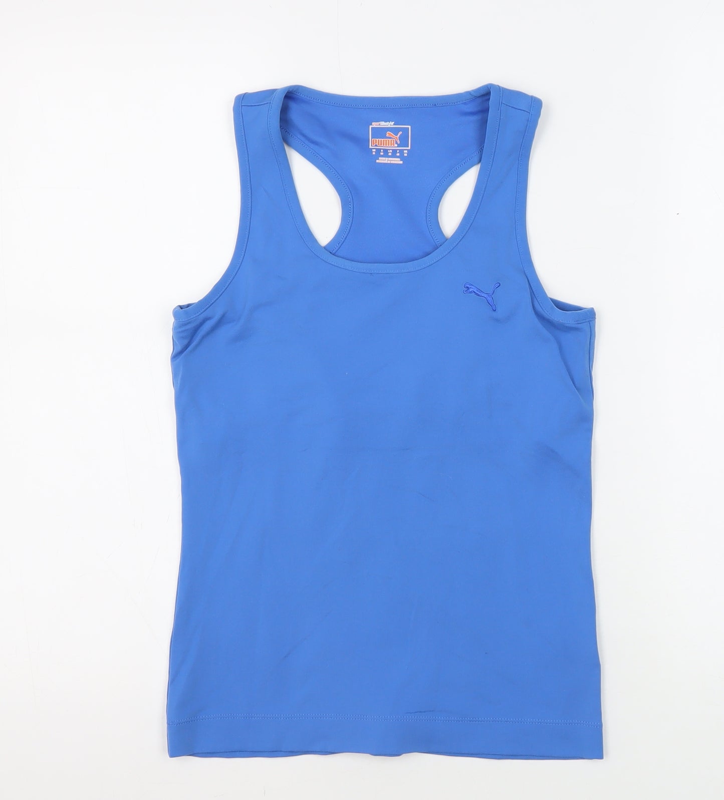 Puma Women's Blue Tank Top Size 12 - Activewear Camisole