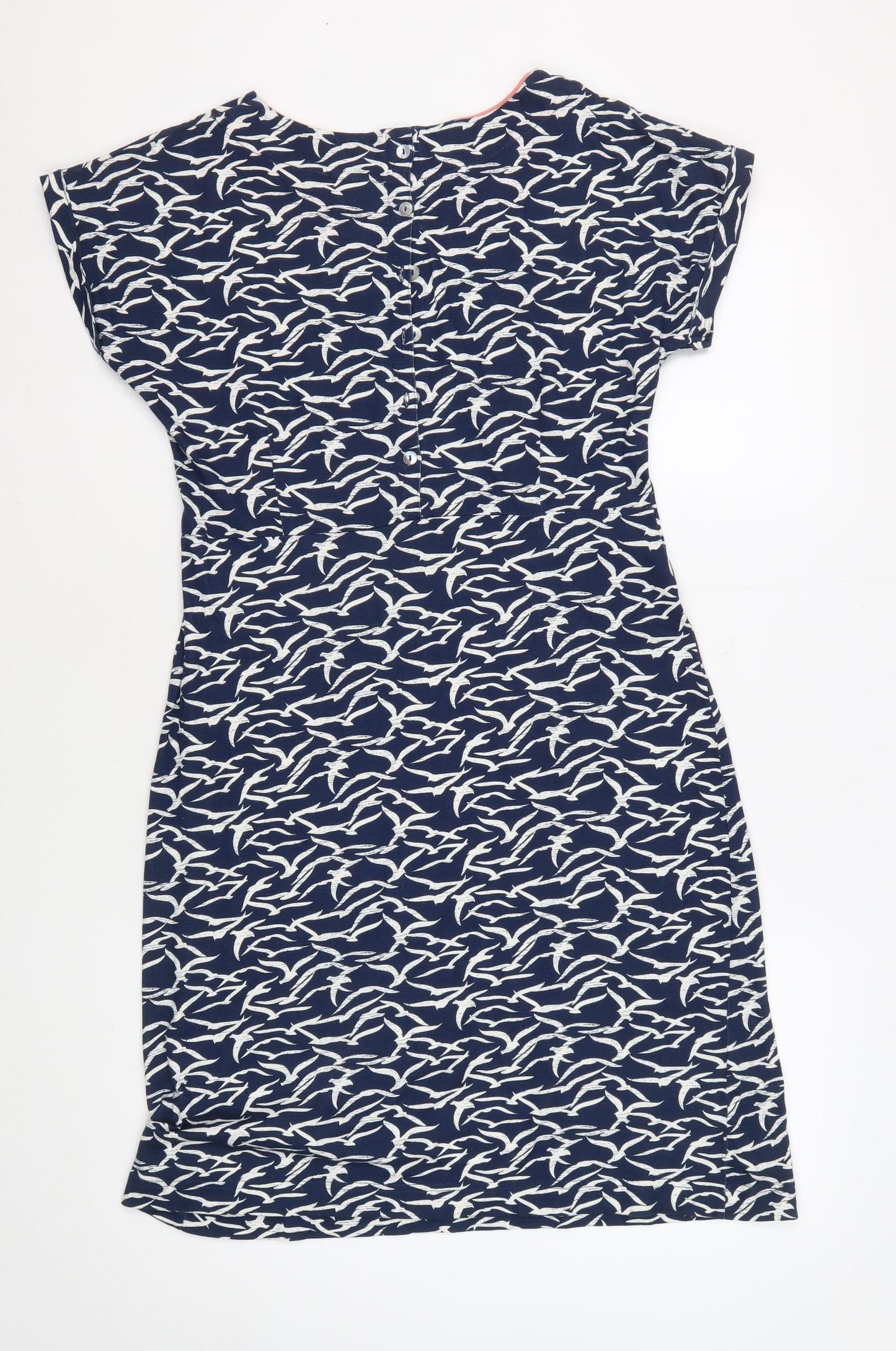 Weird Fish Women's Blue Animal Print Shift Dress Size 10