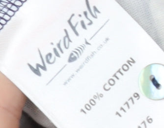 Weird Fish Women's Blue Animal Print Shift Dress Size 10