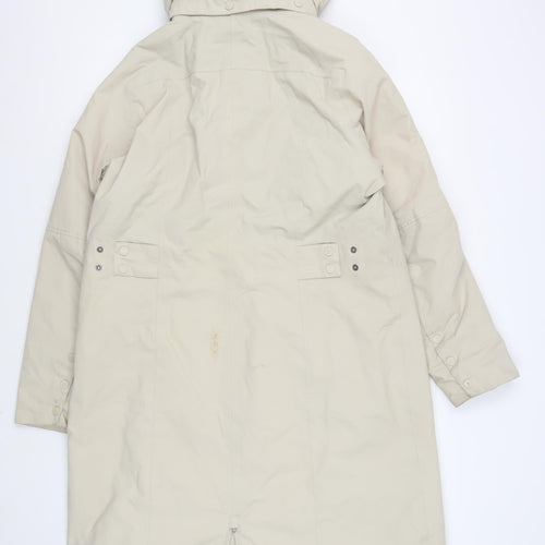 Seasalt Cornwall Women's Beige Waterproof Rain Coat - Size 16